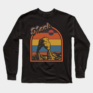 Retro Moab Utah Long Sleeve T-Shirt